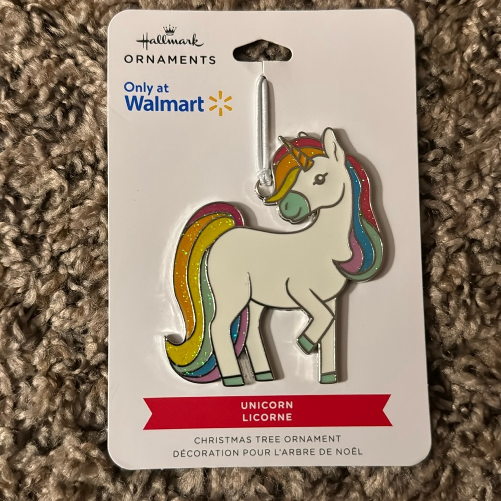 New Hallmark Ornament Unicorn